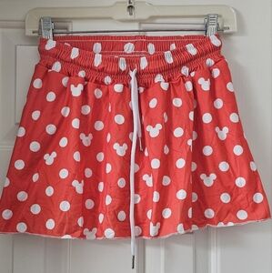 Disney Minnie Mouse skirt skort. Never worn girls red and white polka dot